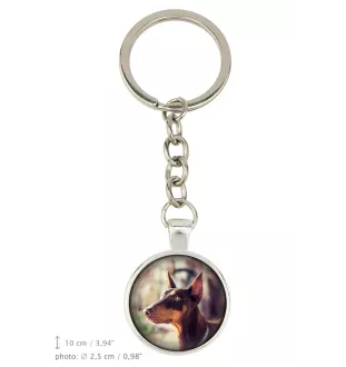 Dobermann, Dobermann Pinscher - porte-clés avec votre photo, accessoire pour clés, breloque pour sac de la marque Art-Dog