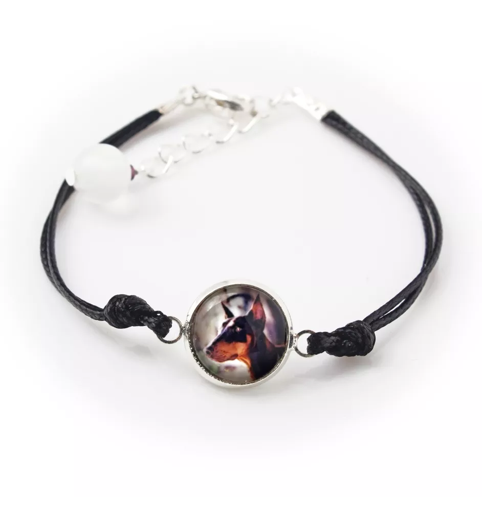 Dobermann - Armband mit Ihrem Foto handgefertigt, einzigartiger Schmuck der Marke Art-Dog