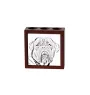 Bordeauxdogge, Dogue de Bordeaux - Stifthalter mit Hund, Schreibtischorganizer mit Aufdruck, personalisierte Schreibtischdekoration der Marke Art-Dog