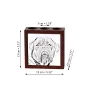 Dogue de Bordeaux - porte-stylo avec chien, organiseur de bureau avec impression, décoration de bureau personnalisée de la marque Art-Dog