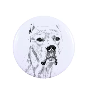 Dog argentyński magnes z psem mały Art-Dog