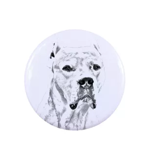 Argentinische Dogge, Dogo Argentino - Damen Schmuck mit dem Bild eines Hundes, handgefertigtes Produkt, Möglichkeit, Ihr eigenes Foto hinzuzufügen, Marke Art-Dog