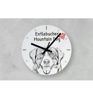 Bordeauxdogge, Dogue de Bordeaux - Wanduhr mit Hund, Regal Uhr mit Druck, personalisierte Hausdekoration von Art-Dog.