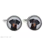 Dobermann II - Manschettenknöpfe in einer Schachtel, handgefertigter Schmuck, Produkt der Marke Art-Dog