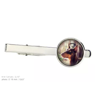 Dobermann, Dobermann Pinscher - Boutons de manchette et cravate avec votre photo, accessoire de costume, bijoux pour hommes de la marque Art-Dog.