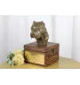 Dogue argentin, Dogo argentino - urne pour les cendres du chien avec une statuette, petite urne pour chien, urne personnalisée avec le buste du chien de la marque Art-Dog