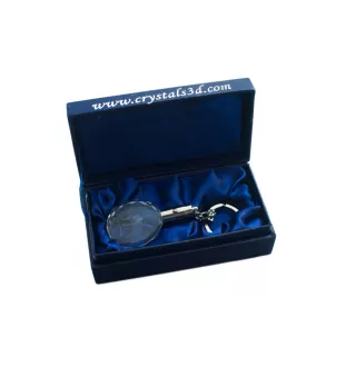 Dogue de Bordeaux, French Mastiff, Bordeauxdog - pendant with a photo of a dog, crystal key ring in a gift box, a unique gift by Art-Dog