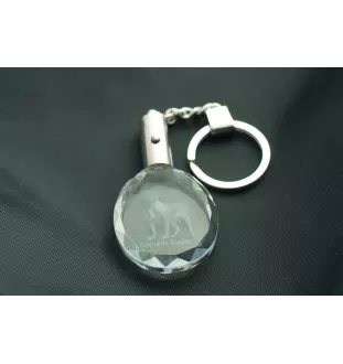Dogue de Bordeaux, French Mastiff, Bordeauxdog - pendant with a photo of a dog, crystal key ring in a gift box, a unique gift by Art-Dog