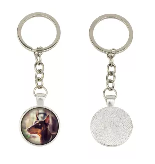 Dobermann, Dobermann Pinscher - porte-clés dans une boîte, photo personnelle, porte-clés de la marque Art-Dog