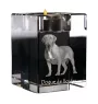 Dog z Bordeaux świecznik kryształowy z psem Art-Dog