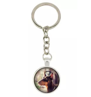 Dobermann, Dobermann Pinscher - porte-clés dans une boîte, photo personnelle, porte-clés de la marque Art-Dog