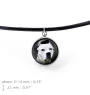 Dogue argentin, Dogo argentino - boîte à bijoux avec votre photo, ensemble collier et boucles d'oreilles, produits personnalisés de la marque Art-Dog