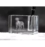 Dog z Bordeaux penholder kryształowy z psem Art-Dog