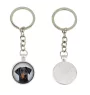 Dobermann, Doberman Pinscher, Dobie II - keychain in a box, own photo, keychain pendant from Art-Dog brand