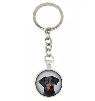 Dobermann II - Schlüsselanhänger in einer Box, eigenes Foto, Schlüsselanhänger der Marke Art-Dog