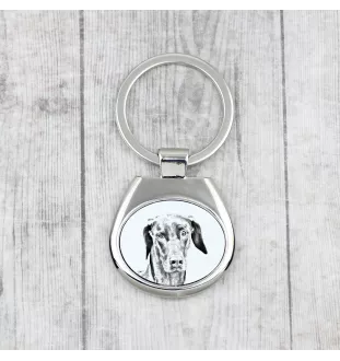 Dobermann - Schlüsselanhänger mit Hund, Anhänger mit Aufdruck, personalisierter Anhänger der Marke Art-Dog