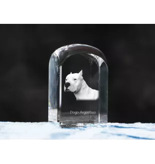 Dog argentyński kryształ pieczątka pięczątka z psem Art-Dog