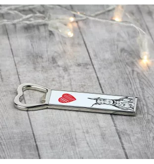 Dobermann, Doberman Pinscher, Dobie I - bottle opener with a dog, personalized fridge opener, unique gift for a man by Art-Dog brand