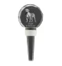 Dogue de Bordeaux, French Mastiff, Bordeauxdog - Crystal bottle stopper, unique wine stopper with photo, personalised gift for sommelier by Art-Dog brand