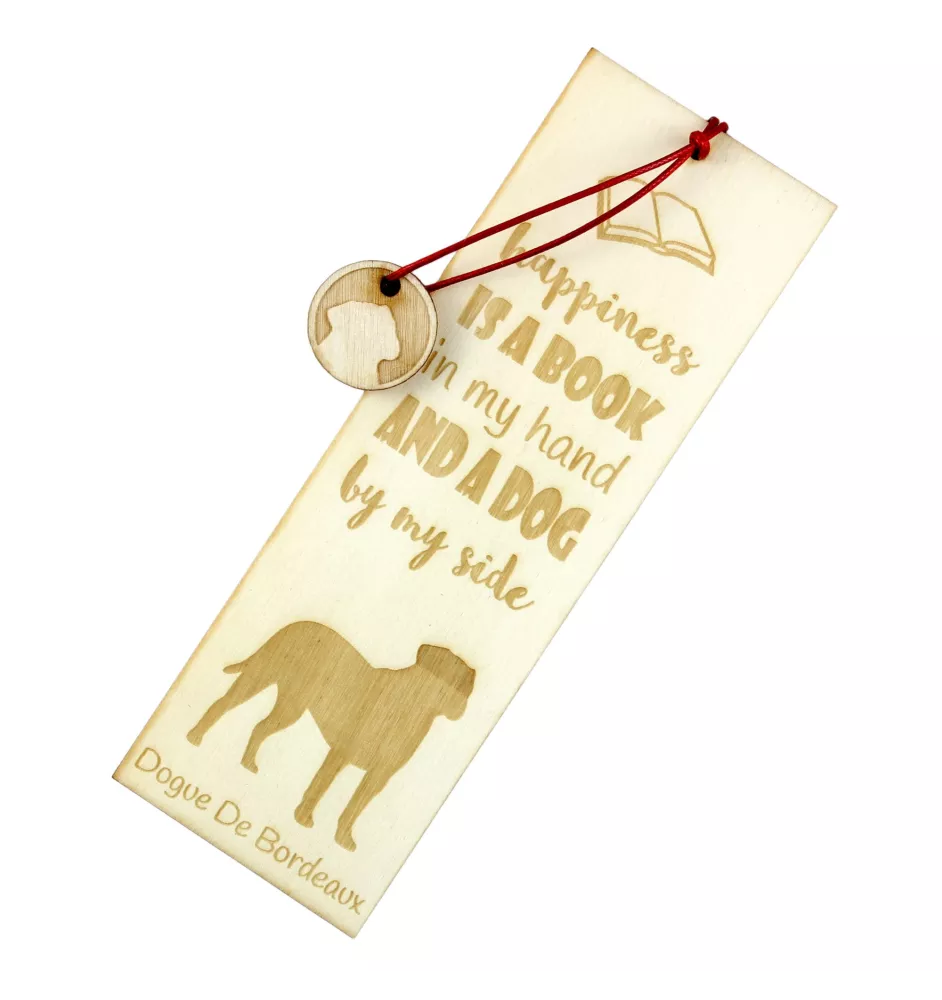 Bordeauxdogge, Dogue de Bordeaux - Lesezeichen mit Hund, personalisiertes Lesezeichen, Hundeaccessoire für Leser der Marke Art-Dog