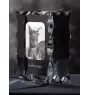 Dobermann, Doberman Pinscher, Dobie - crystal with a picture of a dog, glass statuette with a picture, unique frame with a picture from Art-Dog brand