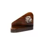 Dogue de Bordeaux I - bougeoir en bois avec un chien, support pour bougie chauffe-plat, lieu de mémoire pour chien de la marque Art-Dog
