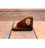 Bordeauxdogge, Dogue de Bordeaux II - Holzkerzenhalter mit Hund, Teelichthalter, Gedenkstätte für den Hund der Marke Art-Dog