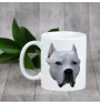 Argentinische Dogge, Dogo Argentino - Becher mit einem Bild und dem Schriftzug geometrischer Hund Art-Dog