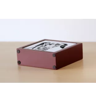 Dobermann - Stifthalter mit Hund, Schreibtischorganizer mit Aufdruck, personalisierte Schreibtischdekoration der Marke Art-Dog