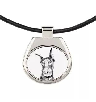 Dobermann, Dobermann Pinscher I - collier avec chien, pendentif personnalisé avec photo, collier unique pour femmes et hommes de la marque Art-Dog