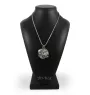 Dogue de Bordeaux I - un collier avec un chien, un pendentif de chien sur une chaîne en argent, un bijou unique de la marque Art-Dog