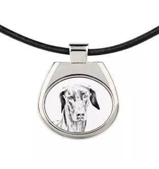 Dobermann - Halskette mit Hund, personalisierter Anhänger mit Foto, einzigartige Halskette für Frauen und Männer von der Marke Art-Dog