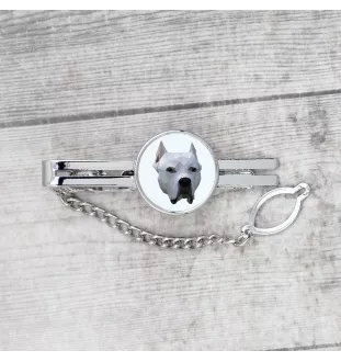 Dog argentyński spinka geometryczny Art-Dog