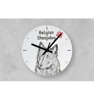 Dobermann, Doberman Pinscher, Dobie I - wall clock with a dog, shelf clock with a print, personalized home decoration from the Art-Dog brand