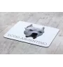 Dog argentyński podkładka geometryczny Art-Dog