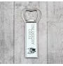 Dogo Argentino - bottle opener with a picture and inscription for beer by Art-Dog