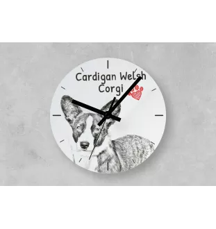 Dobermann, Doberman Pinscher, Dobie - wall clock with a dog, shelf clock with a print, personalized home decoration from the Art-Dog brand