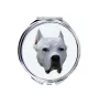 Dogue argentin, Dogo argentino - miroir avec une image et un motif géométrique de la marque Art-Dog