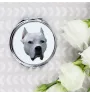 Dogue argentin, Dogo argentino - miroir avec une image et un motif géométrique de la marque Art-Dog