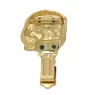 Bordeauxdogge, Dogue de Bordeaux - Brosche mit Clip, vergoldeter Startnummernhalter, Geschenk für Hundeausstellung der Marke Art-Dog