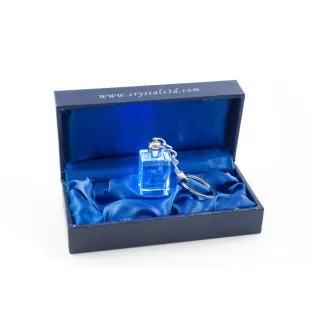 Dobermann I - Schlüsselanhänger aus Kristall mit Hundefoto, beleuchteter Schlüsselanhänger, einzigartiges Geschenk der Marke Art-Dog