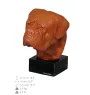 Bordeauxdogge, Dogue de Bordeaux - bemalte Figur, Statue, Skulptur, vom Künstler hergestellt, Marke Art-Dog
