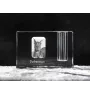 Dobermann, Doberman Pinscher, Dobie - Pen stand, crystal organiser with dog photo, unique desk decoration by Art-Dog brand