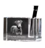 Doberman penholder kryształowy z psem Art-Dog