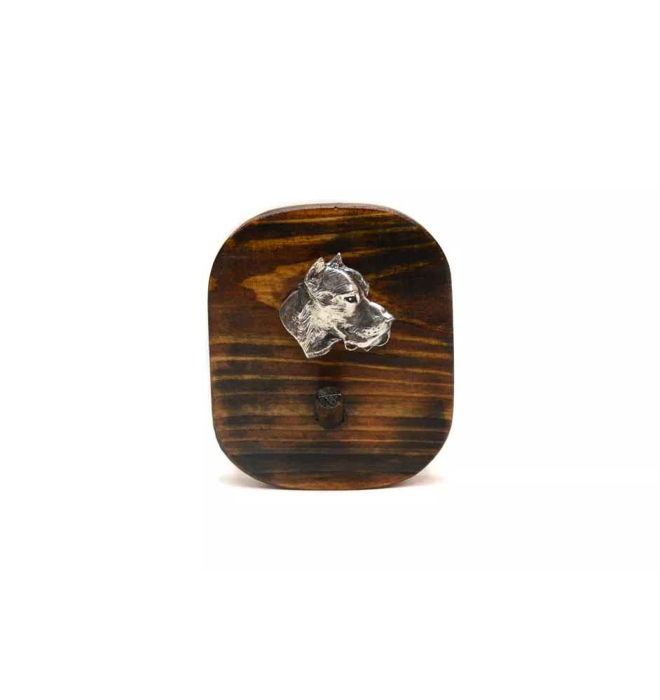 Dog argentyński wieszak drewniany pojedynczy Art-Dog