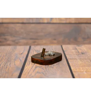 Dogue argentin, Dogo argentino - porte-clés, porte-clés avec chien pour les médailles, crochet pour les clés de la marque Art-Dog