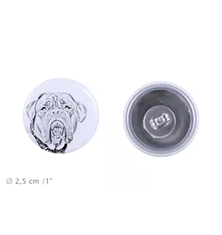 Bordeauxdogge, Dogue de Bordeaux - einzigartige Hund-Ohrringe, Ihr Haustier als Schlüsselanhänger, Eigenmarke Art-Dog