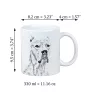 Argentinische Dogge, Dogo Argentino - Tasse mit Hund, Tasse mit Bild, personalisiertes Geschenk der Marke Art-Dog