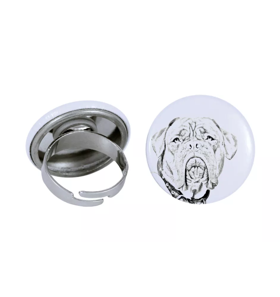 Dogue de Bordeaux, French Mastiff, Bordeauxdog - women's jewelry with a dog portrait, handmade product, possibility to add your own photo, Art-Dog brand