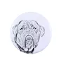 Dogue de Bordeaux - bijoux pour femmes avec l'image d'un chien, produit fait à la main, possibilité d'ajouter sa propre photo, marque Art-Dog